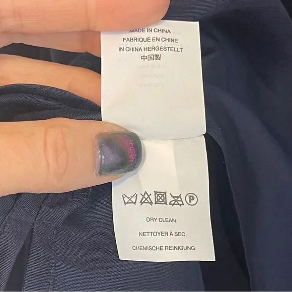 J.Crew One Shoulder Ruffle Blouse Sz 8 Gently Loved - Picture 6 of 8